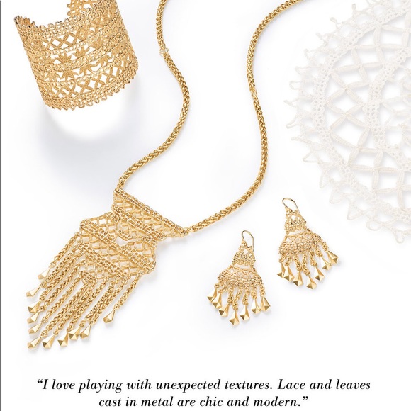 STELLA & DOT Alila Lace Necklace - Picture 3 of 5